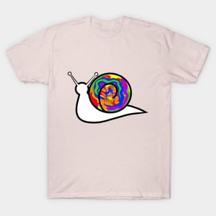 Snod LGBTQ White T-Shirt